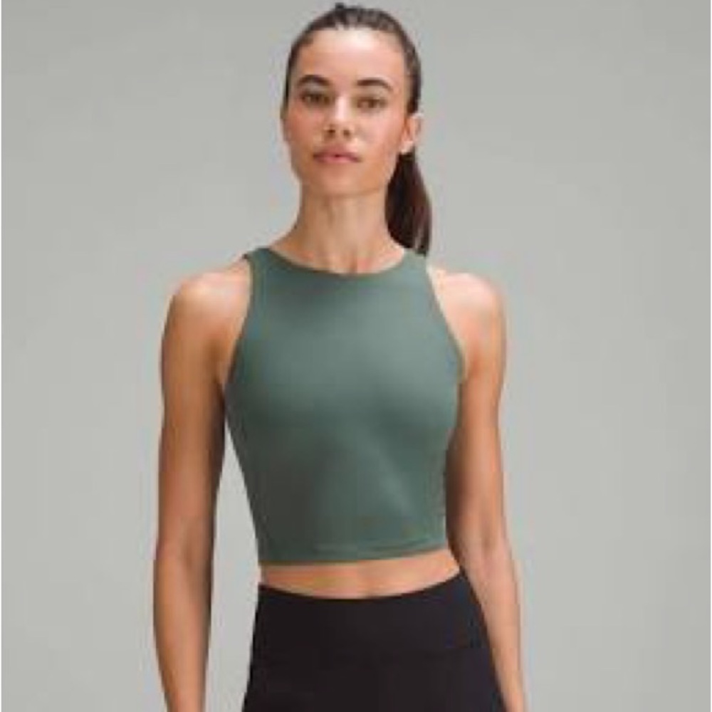 Lululemon Athletica Green Align High Neck Tank Size 4